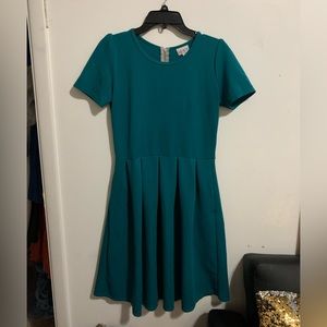 LULAROE Blue Pleated SunDress- Sz M